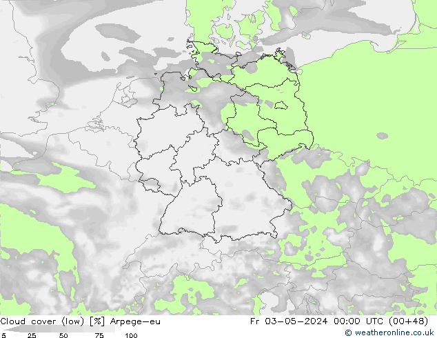 облака (низкий) Arpege-eu пт 03.05.2024 00 UTC