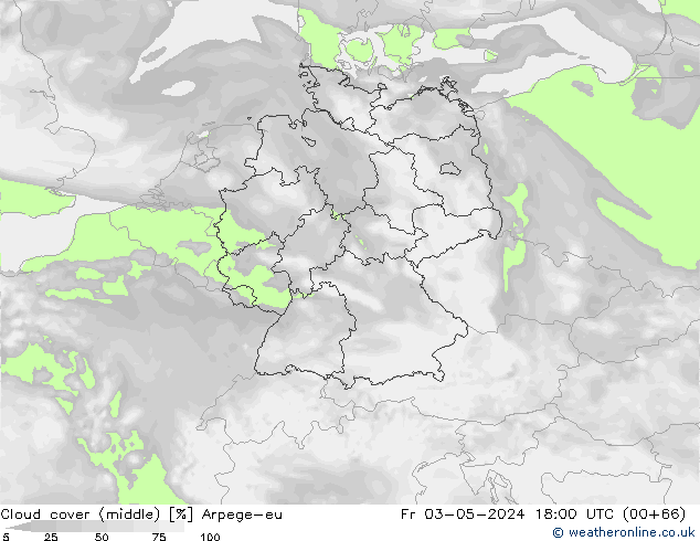 nuvens (médio) Arpege-eu Sex 03.05.2024 18 UTC