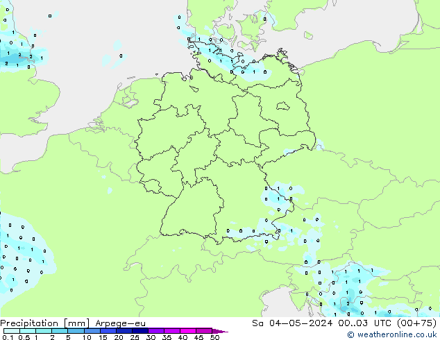 Yağış Arpege-eu Cts 04.05.2024 03 UTC