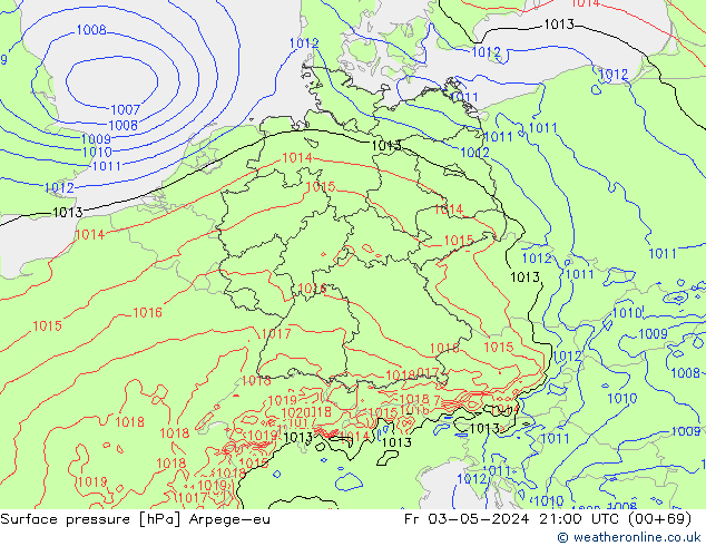 ciśnienie Arpege-eu pt. 03.05.2024 21 UTC