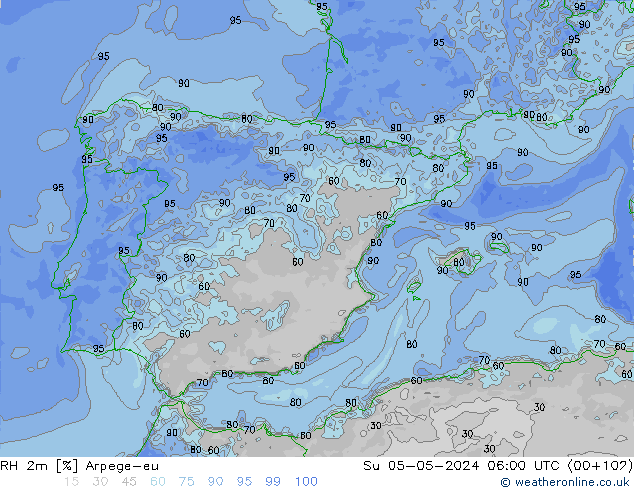 RV 2m Arpege-eu zo 05.05.2024 06 UTC