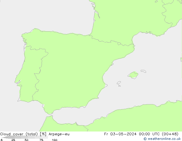 облака (сумма) Arpege-eu пт 03.05.2024 00 UTC