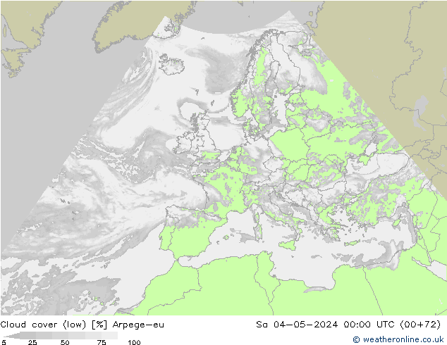 облака (низкий) Arpege-eu сб 04.05.2024 00 UTC