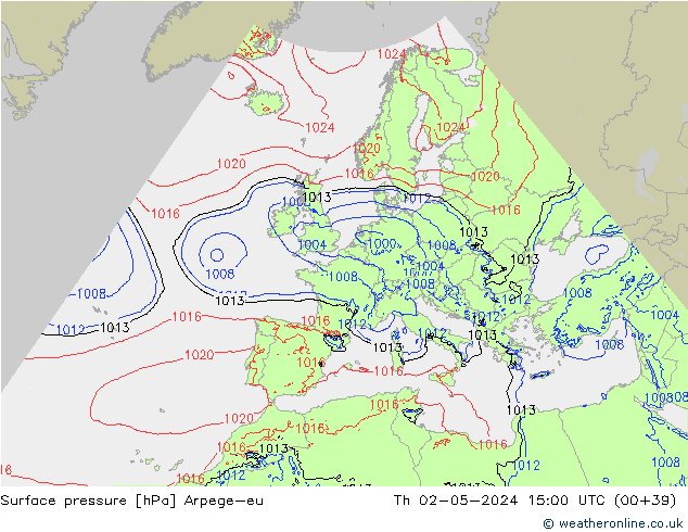 pression de l'air Arpege-eu jeu 02.05.2024 15 UTC