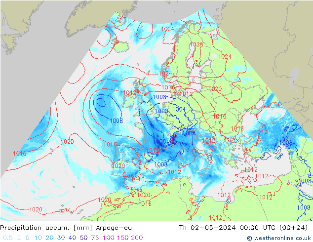 Nied. akkumuliert Arpege-eu Do 02.05.2024 00 UTC