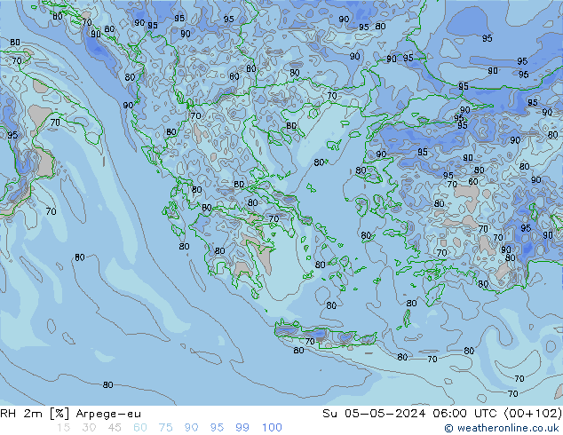 RV 2m Arpege-eu zo 05.05.2024 06 UTC