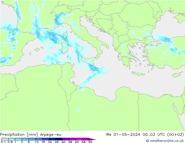 opad Arpege-eu śro. 01.05.2024 03 UTC