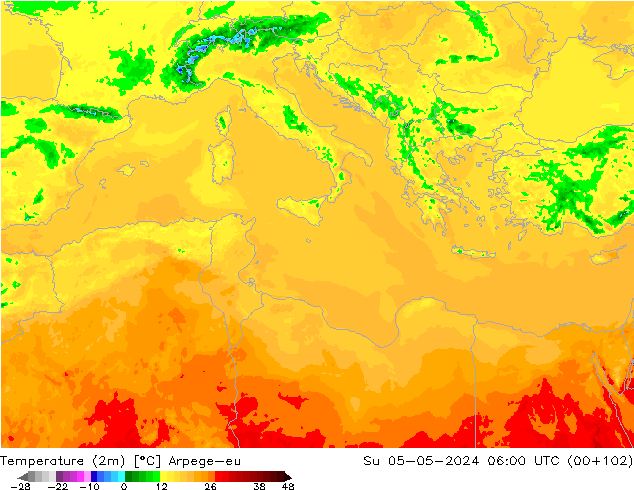     Arpege-eu  05.05.2024 06 UTC