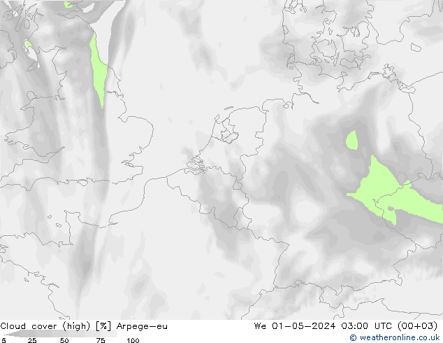 облака (средний) Arpege-eu ср 01.05.2024 03 UTC