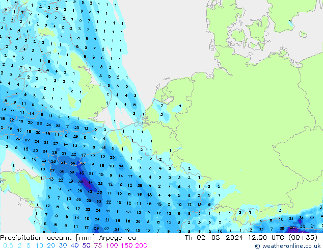 Nied. akkumuliert Arpege-eu Do 02.05.2024 12 UTC