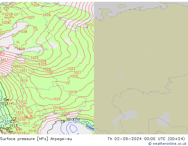      Arpege-eu  02.05.2024 00 UTC