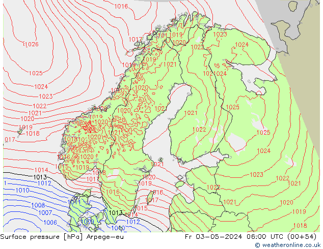 ciśnienie Arpege-eu pt. 03.05.2024 06 UTC