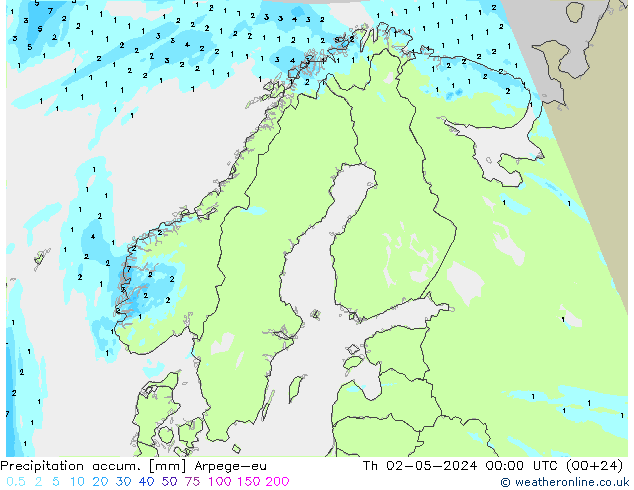 Nied. akkumuliert Arpege-eu Do 02.05.2024 00 UTC