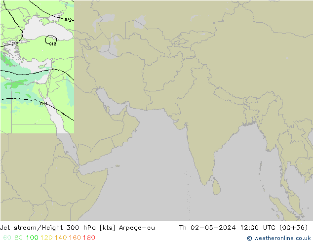 Courant-jet Arpege-eu jeu 02.05.2024 12 UTC