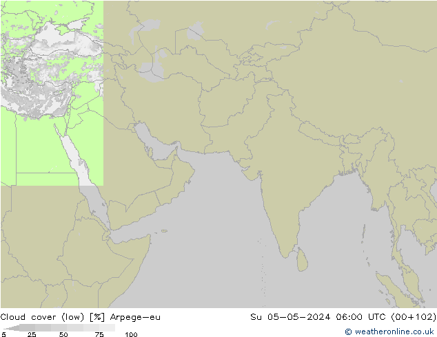 Nubi basse Arpege-eu dom 05.05.2024 06 UTC