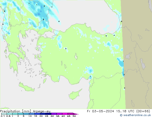 precipitação Arpege-eu Sex 03.05.2024 18 UTC