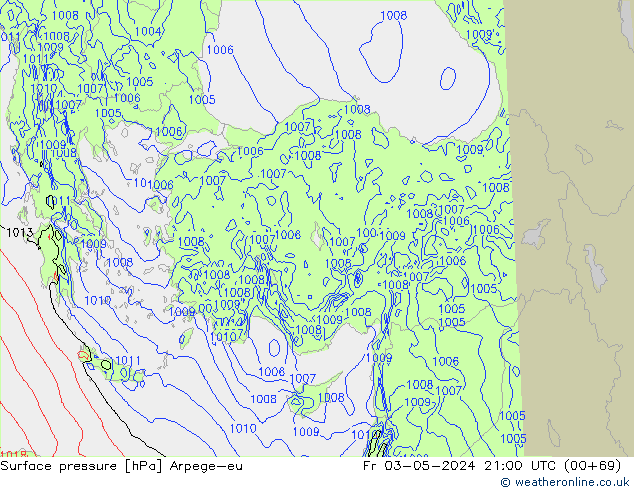 pressão do solo Arpege-eu Sex 03.05.2024 21 UTC