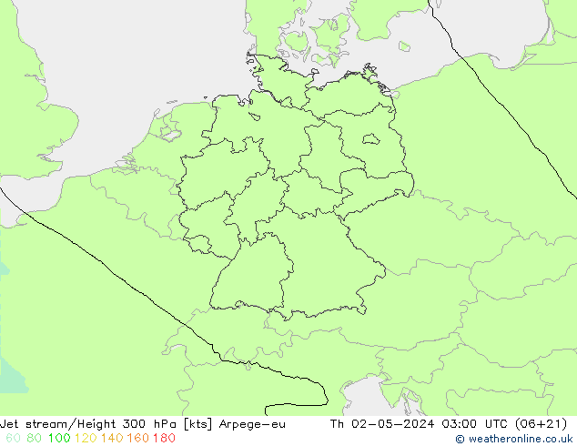 Jet Akımları Arpege-eu Per 02.05.2024 03 UTC