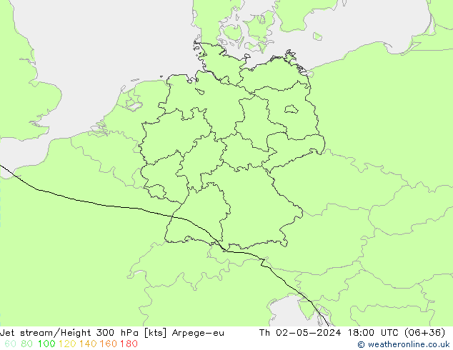 Jet Akımları Arpege-eu Per 02.05.2024 18 UTC