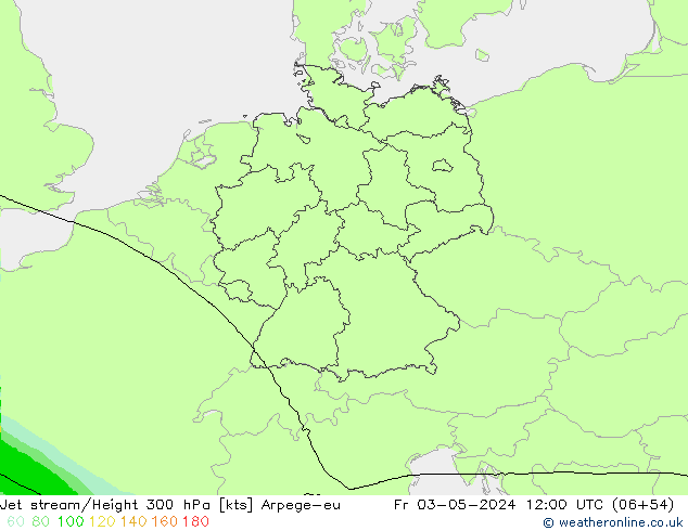 Jet Akımları Arpege-eu Cu 03.05.2024 12 UTC