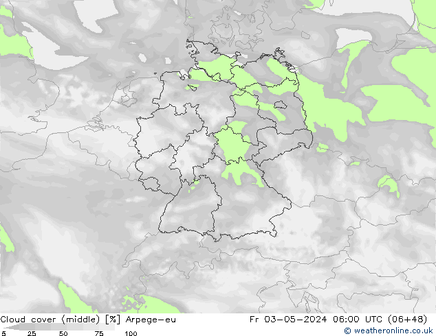 Bulutlar (orta) Arpege-eu Cu 03.05.2024 06 UTC