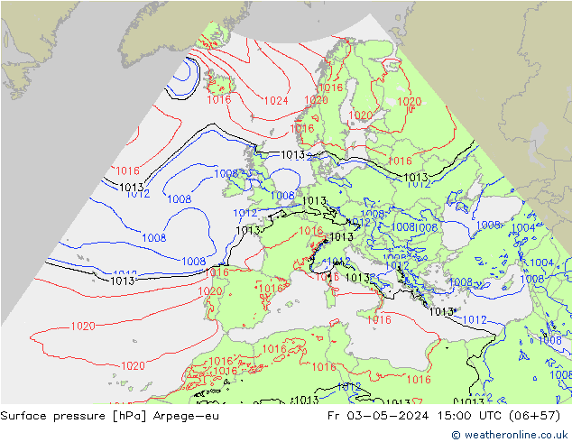 pressão do solo Arpege-eu Sex 03.05.2024 15 UTC