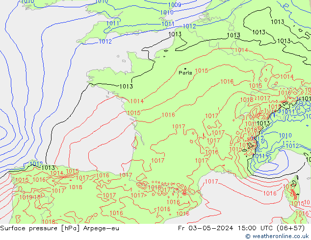 ciśnienie Arpege-eu pt. 03.05.2024 15 UTC