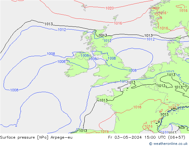 pressão do solo Arpege-eu Sex 03.05.2024 15 UTC