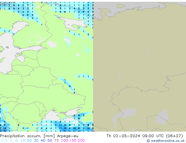 Nied. akkumuliert Arpege-eu Do 02.05.2024 09 UTC