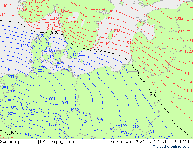 ciśnienie Arpege-eu pt. 03.05.2024 03 UTC