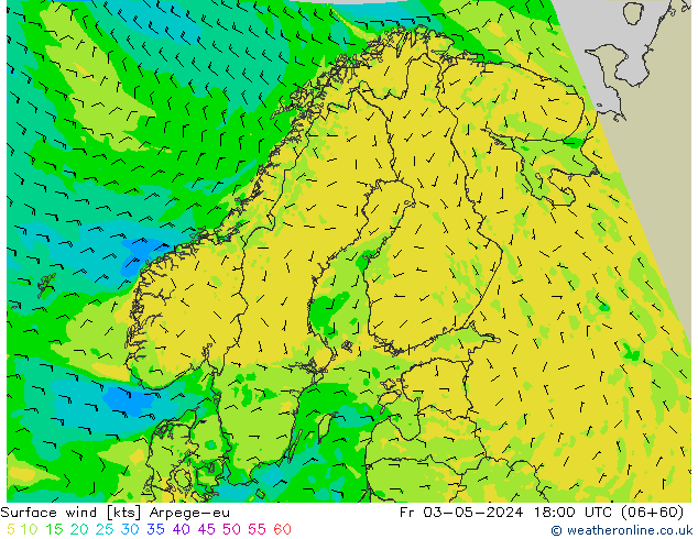 Bodenwind Arpege-eu Fr 03.05.2024 18 UTC