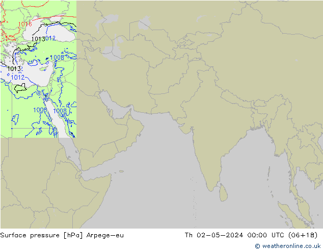 Yer basıncı Arpege-eu Per 02.05.2024 00 UTC