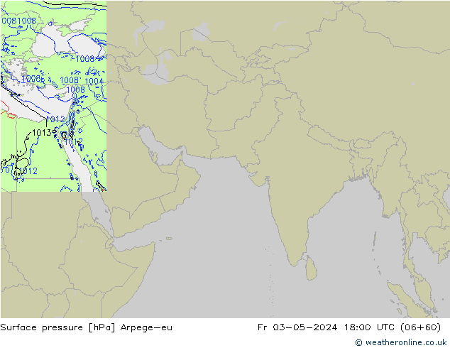 Yer basıncı Arpege-eu Cu 03.05.2024 18 UTC