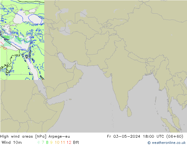 Windvelden Arpege-eu vr 03.05.2024 18 UTC