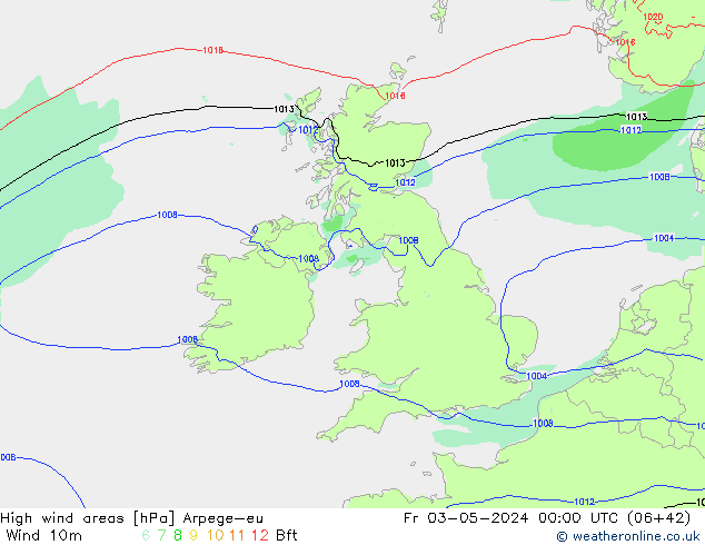 Izotacha Arpege-eu pt. 03.05.2024 00 UTC