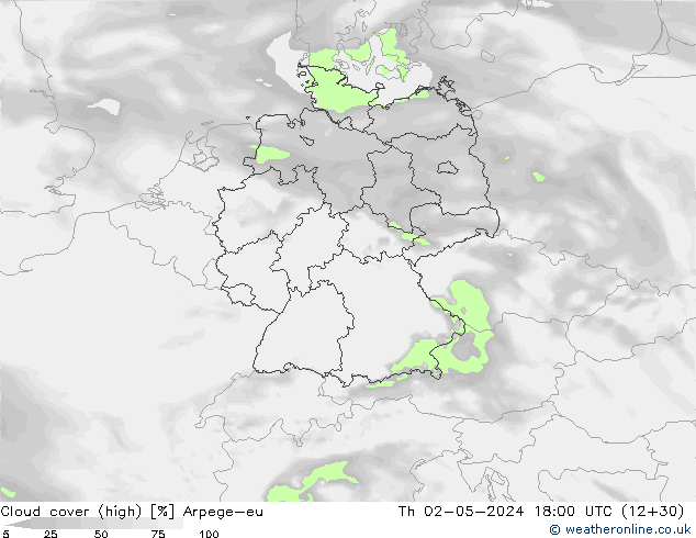 Wolken (hohe) Arpege-eu Do 02.05.2024 18 UTC