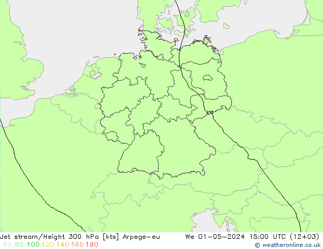 Polarjet Arpege-eu Mi 01.05.2024 15 UTC