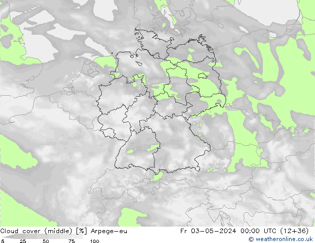 Bulutlar (orta) Arpege-eu Cu 03.05.2024 00 UTC