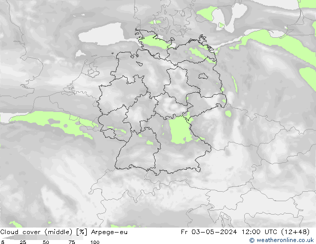 Bewolking (Middelb.) Arpege-eu vr 03.05.2024 12 UTC