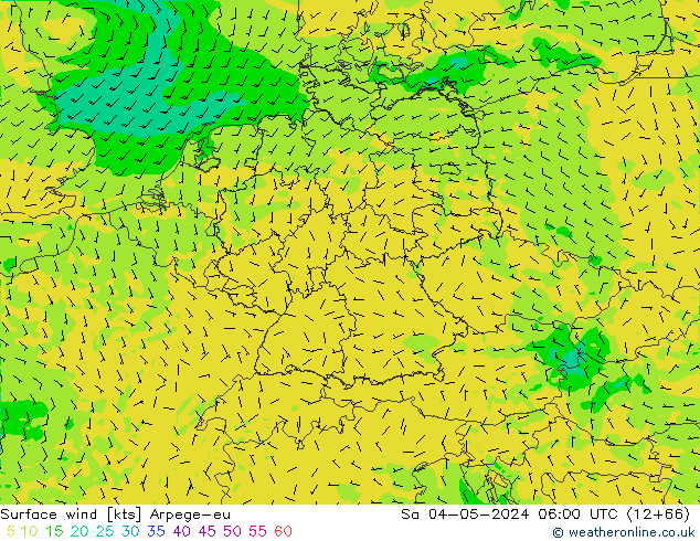  10 m Arpege-eu  04.05.2024 06 UTC