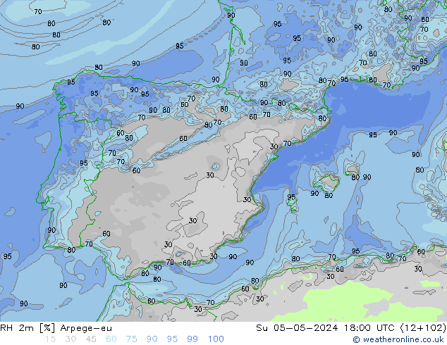 RV 2m Arpege-eu zo 05.05.2024 18 UTC