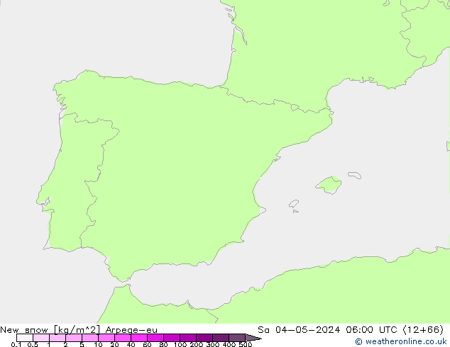 свежий снег Arpege-eu сб 04.05.2024 06 UTC