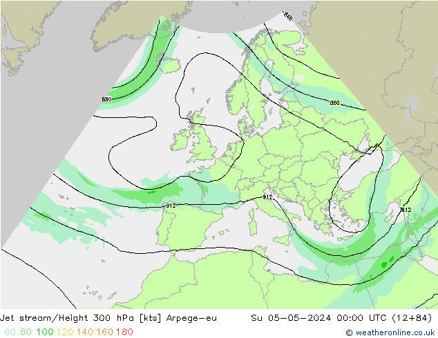 Polarjet Arpege-eu So 05.05.2024 00 UTC