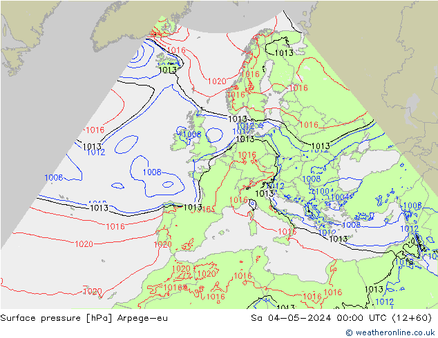 ciśnienie Arpege-eu so. 04.05.2024 00 UTC