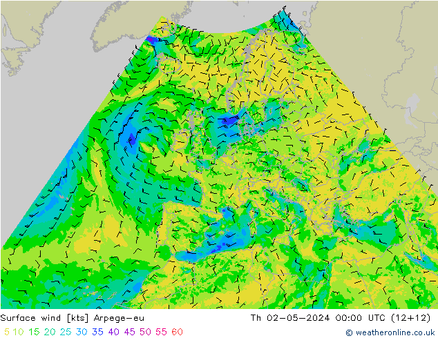 Bodenwind Arpege-eu Do 02.05.2024 00 UTC