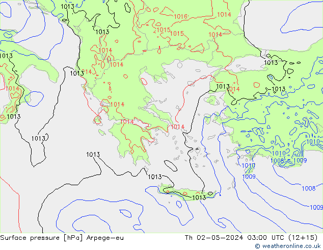      Arpege-eu  02.05.2024 03 UTC