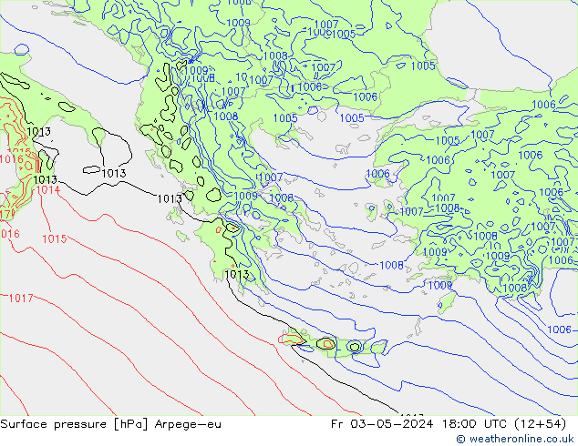 ciśnienie Arpege-eu pt. 03.05.2024 18 UTC