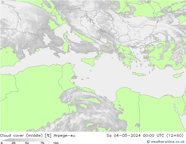 облака (средний) Arpege-eu сб 04.05.2024 00 UTC