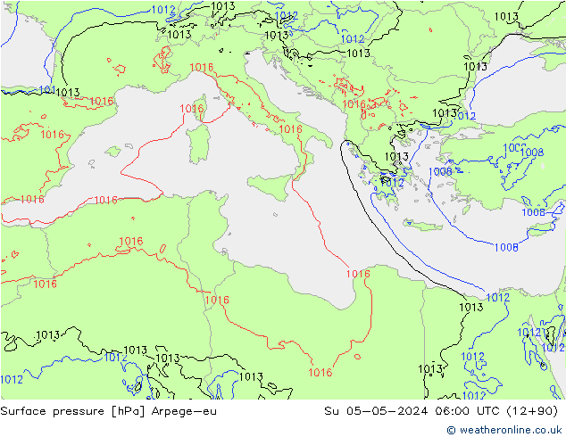      Arpege-eu  05.05.2024 06 UTC
