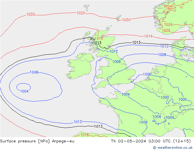      Arpege-eu  02.05.2024 03 UTC